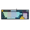 TECLADO | FANTECH | ATOM | 96 | MK890V2 | CABLEADO | AZUL | SKY | SWITCH AZUL