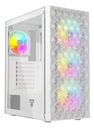 CASE | GAMING | FANTECH | AERO2 | CG83 ATX BLANCO+ 4 FANCOOLER RGB