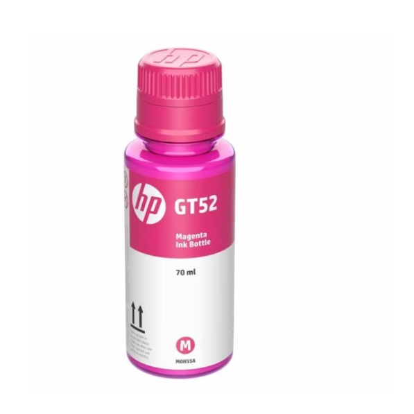BOTELLA DE TINTA ORIGINAL HP GT52 PARA IMPRESORA SMART TANK 315|415|510|515|519|550|580|610 SERIES MAGENTA 90ML