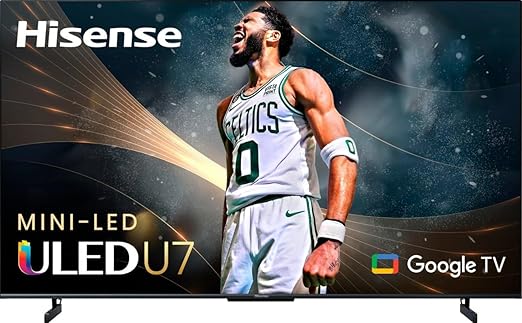 TELEVISOR HISENSE 65" GOOGLE TV UHD ULED U7 SERIES U7K SMARTV 3480X2160 WIDI DOBLE BANDA BLUETOOTH 65U75K