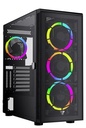 CASE | GAMING | FANTECH | HEXA XL | CG82 EATX NEGRO + 4 FANCOOLER RGB