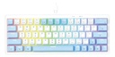 TECLADO | FANTECH | ATOM | X63 | MK611 | CABLEADO | AME BLANCO | SW-TARO
