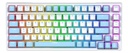 TECLADO | FANTECH | ATOM | X83 | MK612 | CABLEADO | AME BLANCO | SW-ROSIE