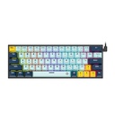 TECLADO | FANTECH | ATOM | 63 | MK874V2 | CABLEADO | AZUL SKY | SW-ROJO