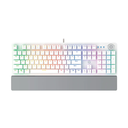 TECLADO | FANTECH | MAX POWER | MK853V2 | CABLEADO | BLANCO | SW-ROJO