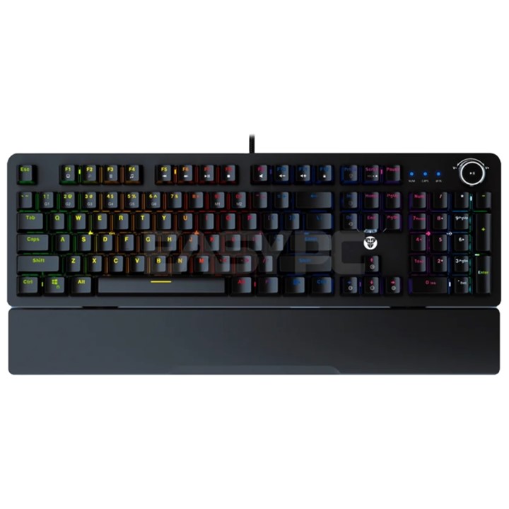 TECLADO FANTECH MAX POWER MK853V2 CABLEADO NEGRO SW-AZUL