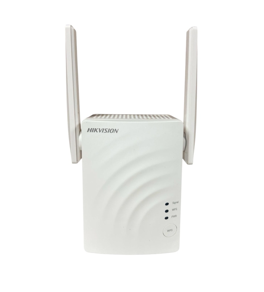 EXTENSOR REPETIDOR WIFI HIKVISION DS-3WRE12C HASTA 1200MBPS | DOBLE BANDA | 2.4GHZ - 5GHZ | 1PUERTO RJ45 10|100 MBPS | 2 ANTENAS OMNIDIRECCIONALES 3DBI