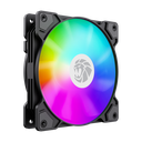 FANCOOLER VENTILADOR GAMEMAX FN12A-S5 W LED RGB 800-1600 RPM 12CM NEGRO