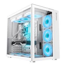CASE GAMING GAMEMAX INFINITY | ATX | USB 3.0 USB TIPO C | HD AUDIO | LATERAL Y FRONTAL VIDRIO TEMPLADO | BLANCO