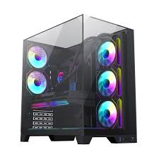 CASE GAMING GAMEMAX INFINITY | ATX | USB 3.0 USB TIPO C | HD AUDIO | LATERAL Y FRONTAL VIDRIO TEMPLADO | NEGRO