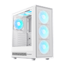 CASE GAMING GAMEMAX STORM 2 AB | ATX | USB 3.0 USB TIPO C | HD AUDIO | 6 FAN ARGB | F.MESH | VIDRIO TEMPLADO | BLANCO