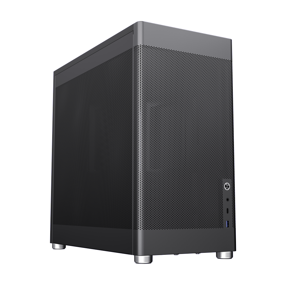 CASE GAMING GAMEMAX MESHBOX PRO | ATX | USB 3.0 USB TIPO C | HD AUDIO | 100% F.MESH | MALLA LATERAL Y MALLA FRONTAL NEGRO