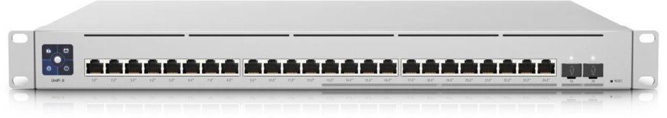 USW-ENTERPRISE-24-POE UBIQUITI SWITCH UNIFI 24 PUERTOS POE GIGABIT 2.5+ 2 SFP PANTALLA TOUCH 10GBE