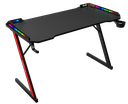 MESA GAMING | XTRIKE ME | DK-05 | RGB | 110CM | ESTACION AURICULARES | PORTAVASOS | NEGRA | CONTROL REMOTO