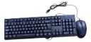 KIT TECLADO Y MOUSE | AROA | KBCM-101 | ESPAÑOL  | USB | NEGRO