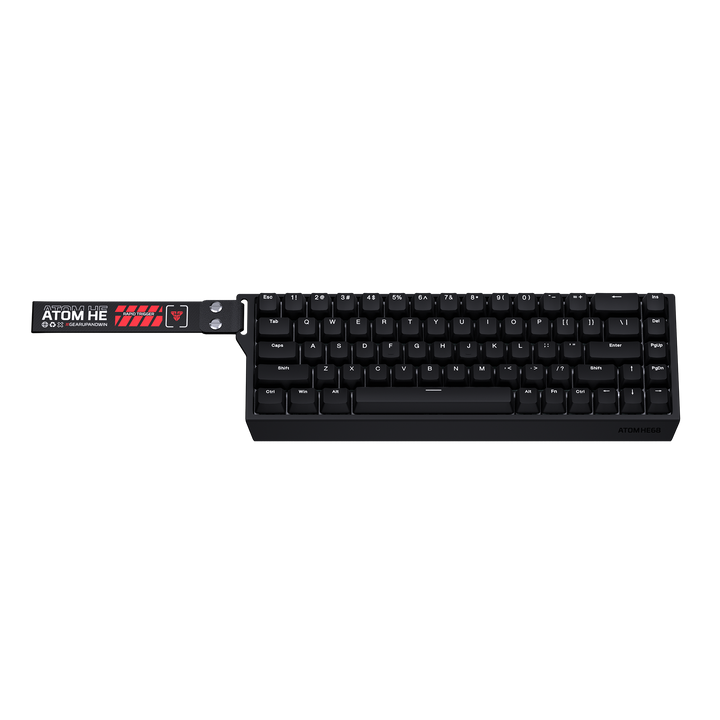 TECLADO FANTECH ATOM HE68 PRO MK922 CABLEADO NEGRO SWITCH MAGENITCO ESMERALDA