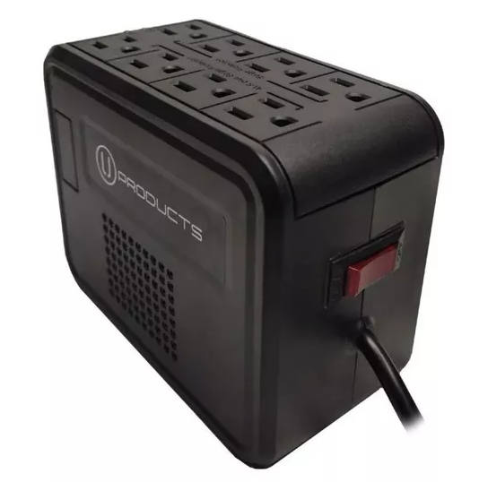 REGULADOR DE VOLTAJE UP 8 TOMAS 1000VA / 300W U PRODUCTS