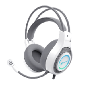 AUDIFONOS CON MICROFONO GAMING  XTRIKE ME GH-515W 7COLORS/ ESTEREO / USB+2*3.5MM/BLANCO+GRIS
