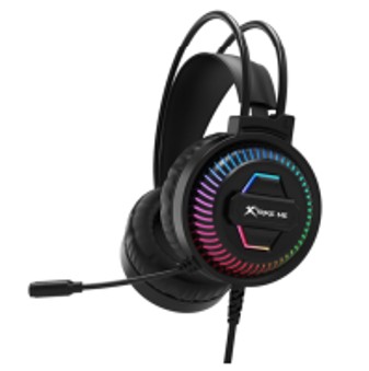 AUDIFONOS CON MICROFONO GAMING  XTRIKE ME GH-510/RGB/ ESTEREO/USB2.0/NEGR0