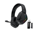 AUDIFONOS CON MICROFONO | INALAMBRICO | Tri-mode | XTRIKE ME GH-512W | RGB | 2.4G | BLUETOOTH | 2x3.5mm+1x | USB | 1x 3.5mm | NEGRO