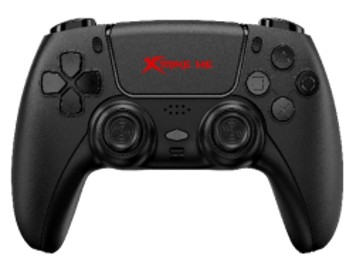 CONTROL INALAMBRICO GAMING XTRIKE ME GP GP-51 PS4/PS3/N-switch/IOS13.0+/Android/PC/RGB/BT4.2/3D-Sensor/G-Sensor/NEGRO 