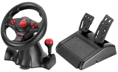 VOLANTE GAMER DE CARRERA XTRIKE ME GP-903 USB/PS4/PS3/XBOX ONE/ XBOX 360/ Switch/ Andr