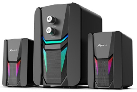 CORNETA 2.1 XTRIKE ME SK-612 7COLORS/5W+3W*2/DC5V1A/NEGRO 