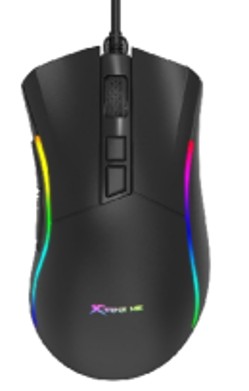 MOUSE GAMING XTRIKE ME GM-226 OPTICAL/RGB-13/7D/1200.1600.2400.3200.4800.7200DPI/USB/NEGRO  
