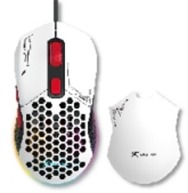 MOUSE GAMING XTRIKE ME GM-316W OPTICAL/7200DPI/USB/RGB/BLANCO 