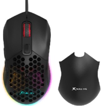 MOUSE GAMING XTRIKE ME GM-316W OPTICAL/7200DPI/USB/RGB/NEGRO