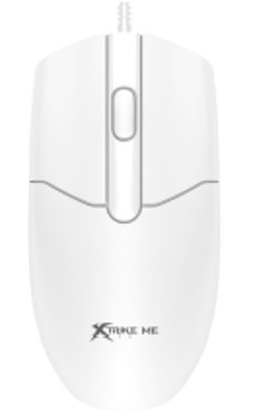 MOUSE BASICO XTRIKE ME GM-124 WH OPTICAL/3D/1000DPI/USB/BLANCO   