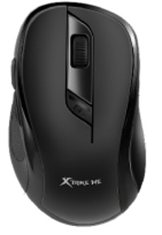 MOUSE INALAMBRICO XTRIKE ME GW-109 OPTICAL/6D/1200DPI/2.4G/2*AA/NEGRO 