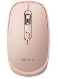 MOUSE INALAMBRICO OFFICE XTRIKE ME GW-119 PK 4D/2.4G/BT/DPI800-1200-1600/ROSADO