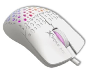 MOUSE GAMING XTRIKE ME GM-209W OPTICAL/8000DPI/6D/RGB/USB/BLANCO 