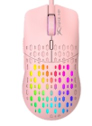 MOUSE XTRIKE ME GM-209P OPTICAL/8000DPI/6D/RGB/USB/ROSADO    
