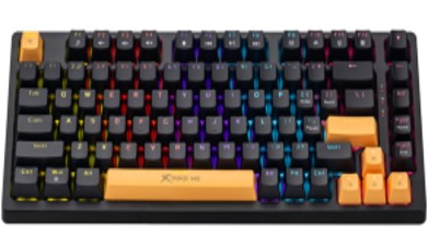 TECLADO MECANICO GAMING RGB XTRIKE ME GK-996 WIRED KEYBOARD/WIRED MECHANICAL KEYBOARD 82 KEYS/ANTI-GHOSTING : 26 KEYSUSB 