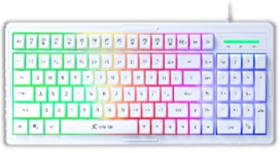 TECLADO GAMING RGB XTRIKE ME KB-309 WH 100/101 KEYS/RGB-3COLORES/EN/USB/BLANCO
