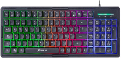 TECLADO GAMING RGB-3 XTRIKE ME KB-309 BK 100/101 KEYS/RGB-3COLORES/EN/USB/NEGRO 