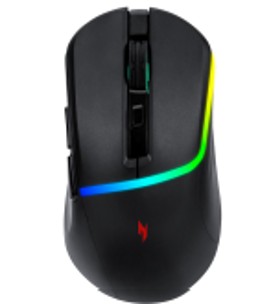 MOUSE GAMING INALAMBRICO RBG ACER NITRO OMR246 BK RECARGABLE TYPE-C 6 BOTON 2.4GB/BLUETOOTH 800 A 7200 DPI NEGRO 