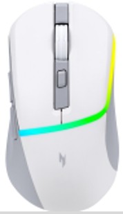 MOUSE GAMING INALAMBRICO RBG ACER NITRO OMR246 WT RECARGABLE TYPE-C 6 BOTON 2.4GB/BLUETOOTH 800 A 7200 DPI BLANCO