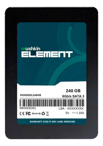 DISCO DURO SOLIDO MUSHKIN ELEMENT 960GB 2.5" SATA III MKNSSDEL960GB