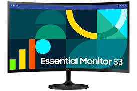 MONITOR SAMSUNG 27" ESSENTIAL   1800R / FHD / 1920 X 1080 / 100HZ / IPS / NEGRO / HDMI D-SUB / LS27D366GANXZA