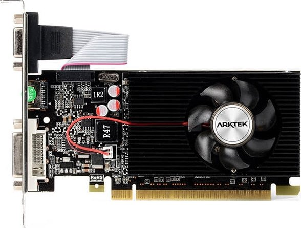 TARJETA DE VIDEO ARKTEK GEFORCE GT710 | 4GB DDDR3 | 64BIT | 954MHz | VGA DVI-D HDMI