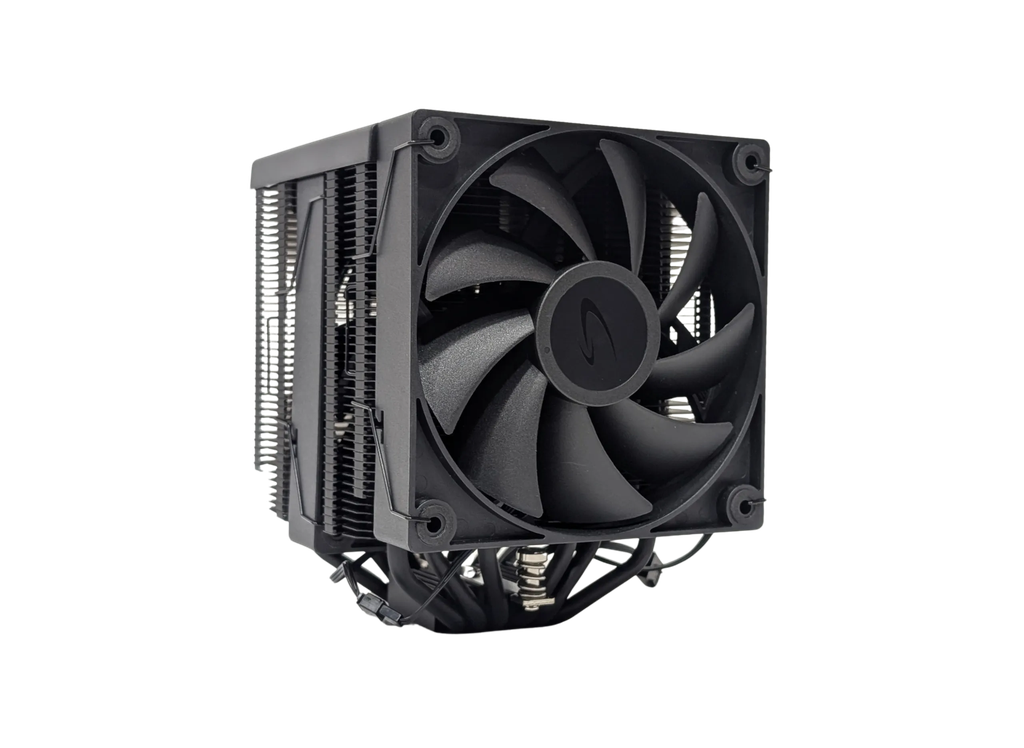 CPU FAN COOLER JEMIP GAMING TWIN ONE | TORRE 6 TUBOS | TDP 240W | FULL INTEL | AMD | AM4 | NEGRO