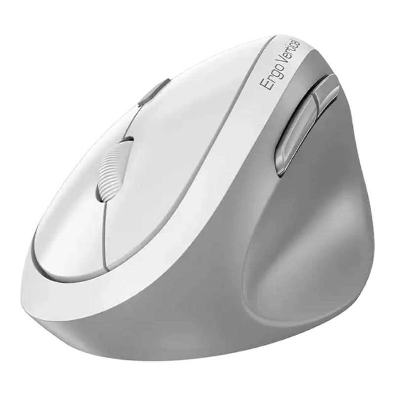 MOUSE GENIUS ERGO 8350S  | 1600DPI | 6 BOTONES |  DUAL | BLUETOOTH + 2.4GHz | USB | BLANCO Y GRIS