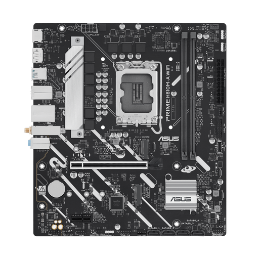 [204253] ASUS PRIME H810M-A | WIFI-CSM INTEL® | H810 LGA 1851 MATX MOTHERBOARD | WIFI 6 4X | DDR5 PCIE 4.0 HDMI DISPLAY PORT