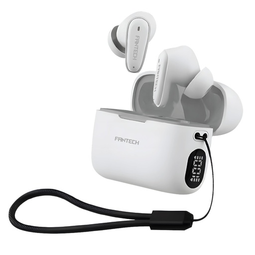 [204135] AUDIFONOS | FANTECH | WAVE 13 | TW13 | INALAMBRICOS | BLANCO