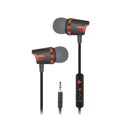 [202392] AUDIFONOS UNNO TEKNNO SOULBUDS MANOS LIBRES 3.5MM ESTEREO ROJO HS7009RD