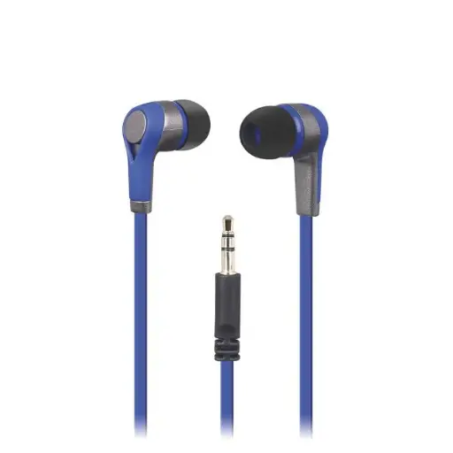 [202376] AUDIFONOS UNNO TEKNO ROCKBUDS 3.5MM ESTEREO AZUL HS7003BL