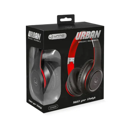 [201765] AUDIFONOS UNNO TEKNO URBAN 5.0 MANOS LIBRE HS7410RD